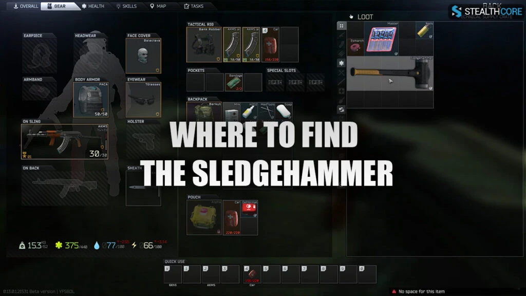 Where to Find the Sledgehammer