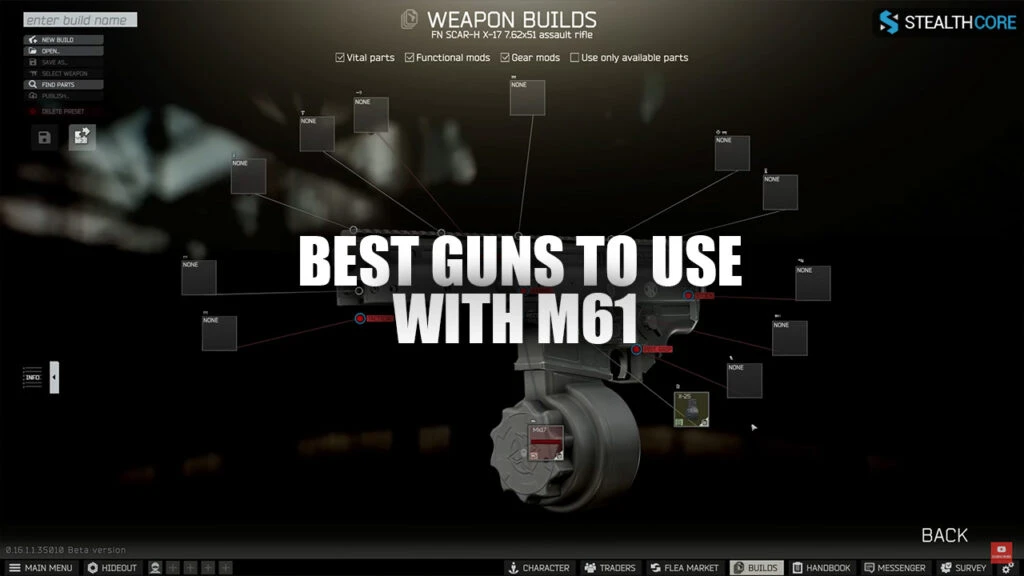 best guns to sue with m61