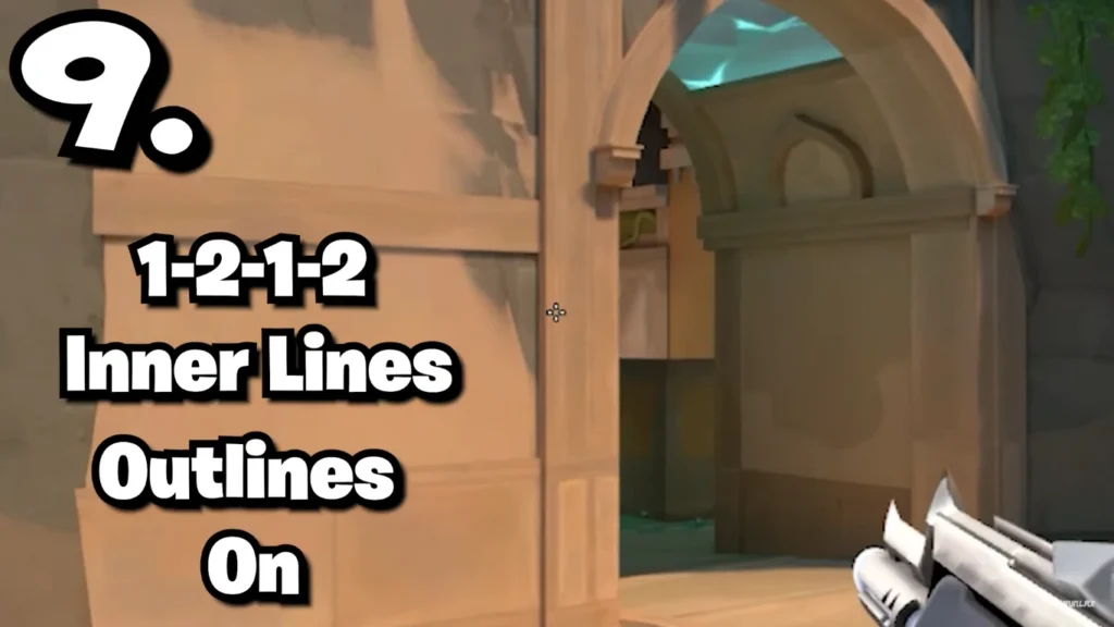 crosshair classic white