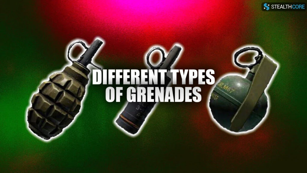 different types of grenades