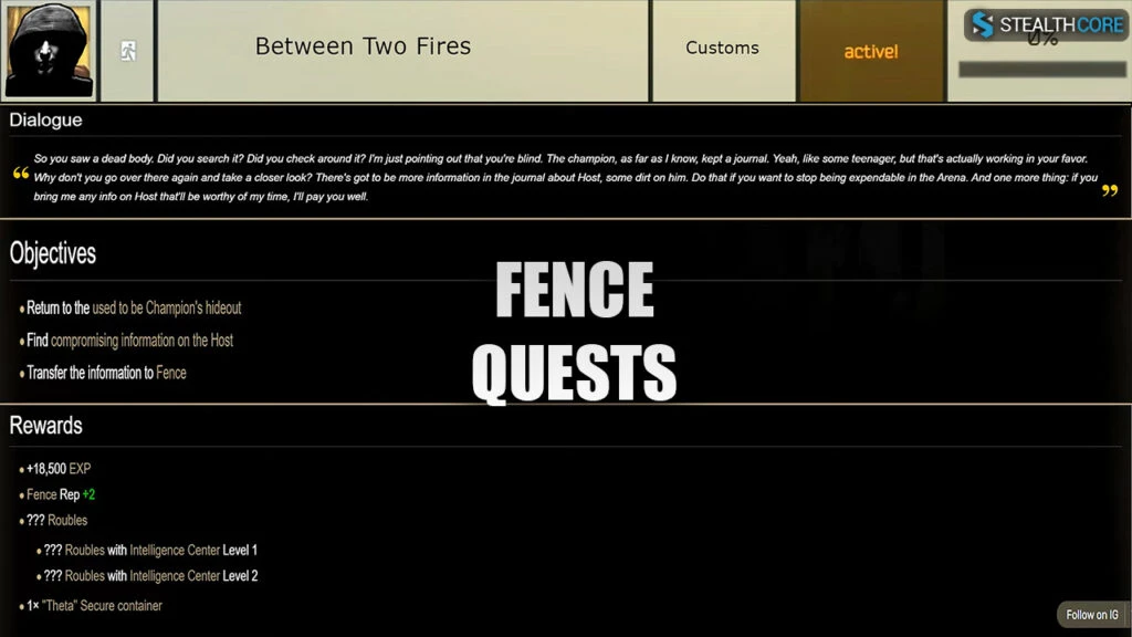 fence quests