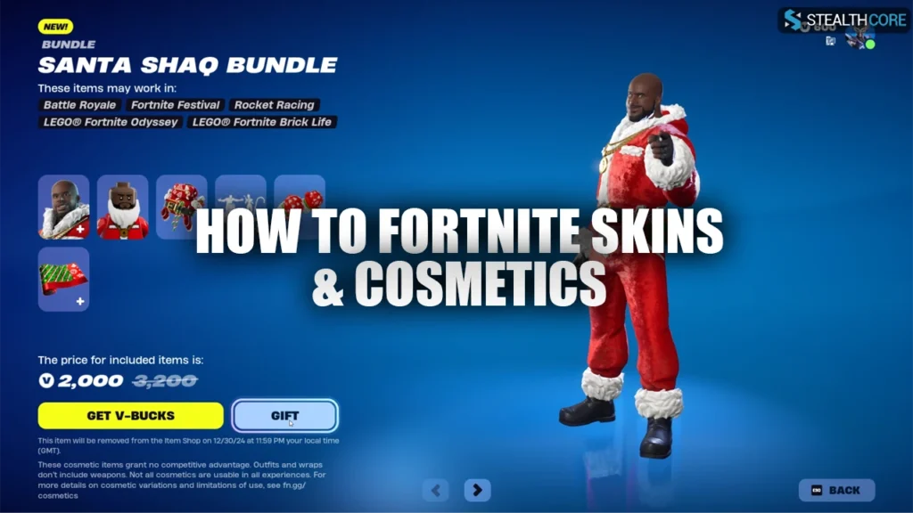 fn skins and cosmetics