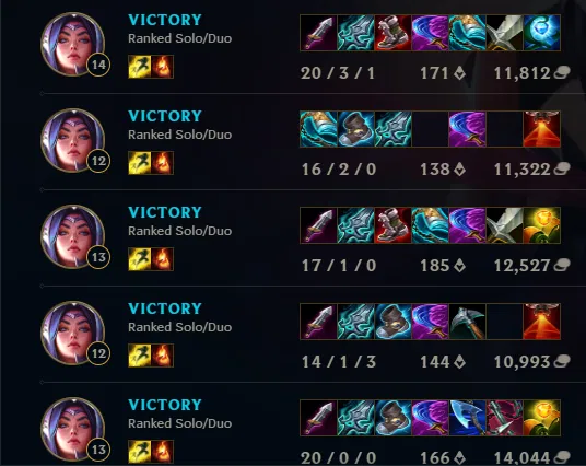 Good LoL Match History