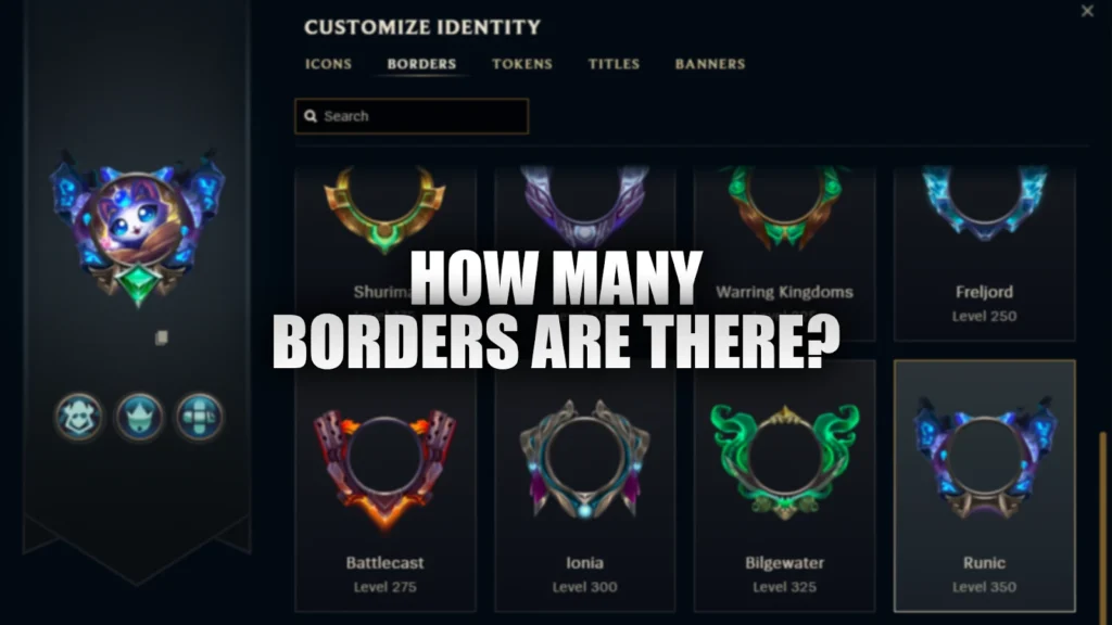 how many lvl borders