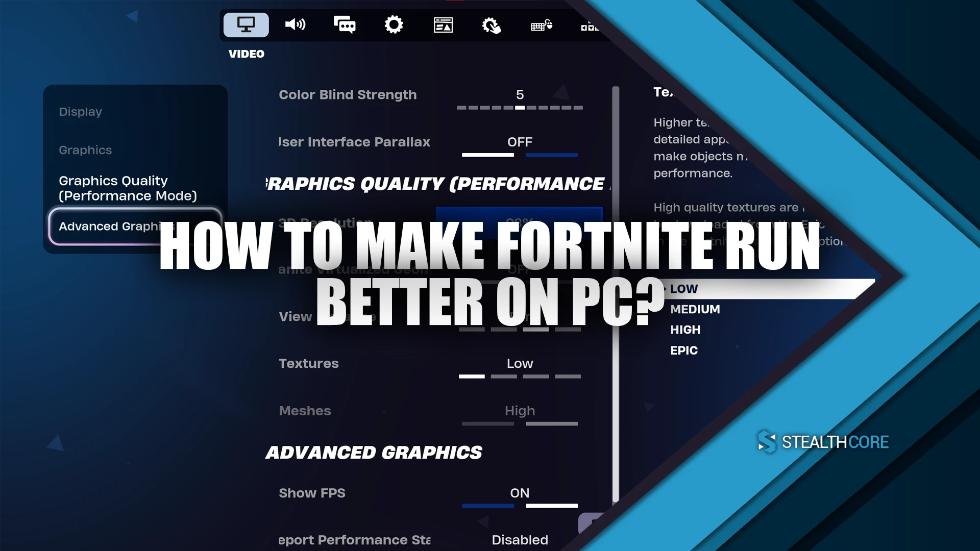 how to make fortnite run better on pc featured img