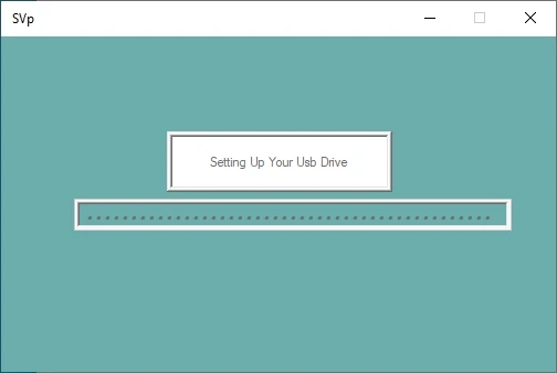 PhantomScript setting up usb stick message