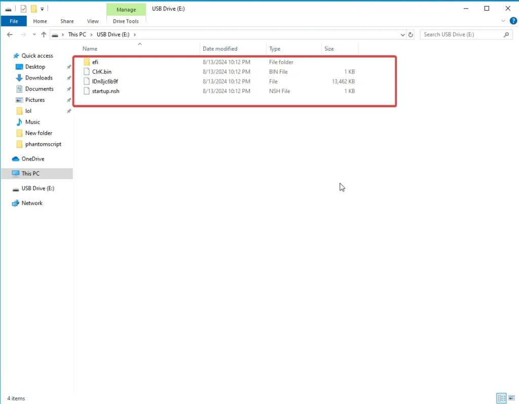 PhantomScript USB Stick Files