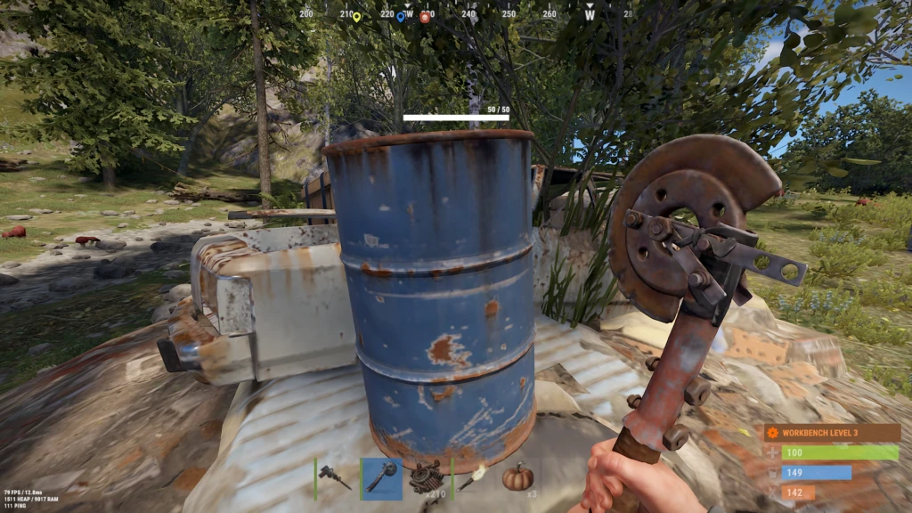 rust barrels