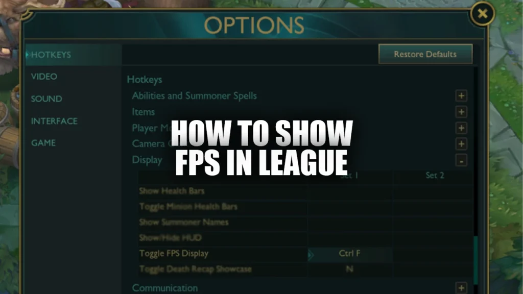 show fps league