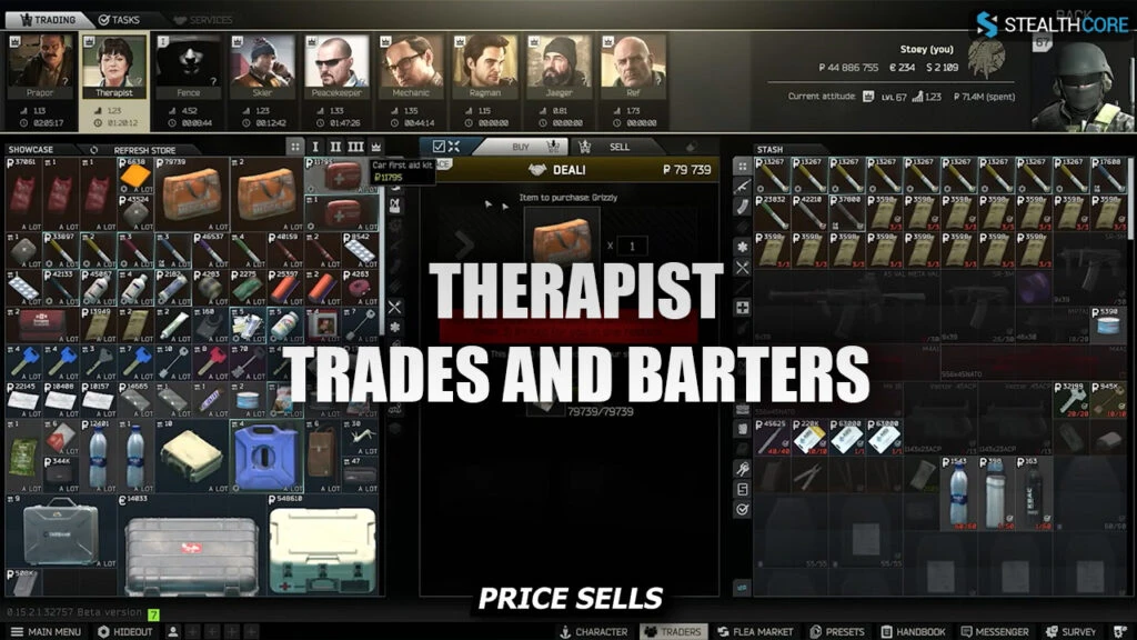 therapist trades and barters