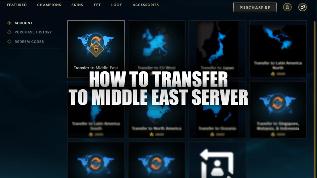 transfer middle east